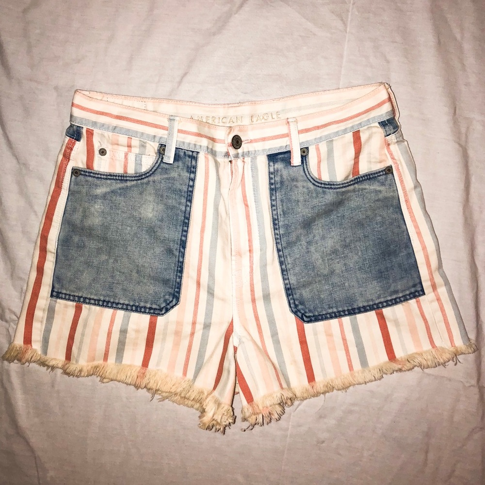 American Eagle Denim Mom Shorts